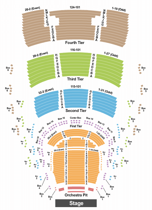 Arsht Center The Nutcracker Seating Chart