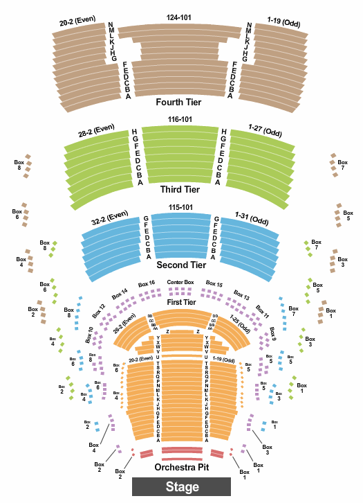 Arsht Center The Nutcracker Seating Chart